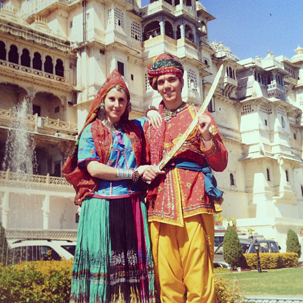 Dressing Up Like Maharajas in Udaipur